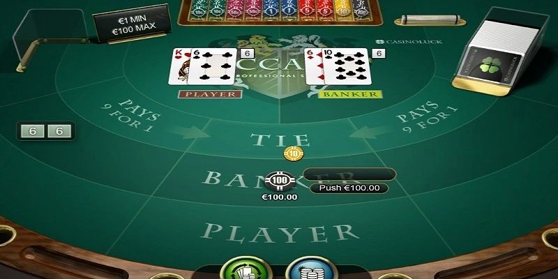 Quy định rút bài lá thứ 3 trong Baccarat U888